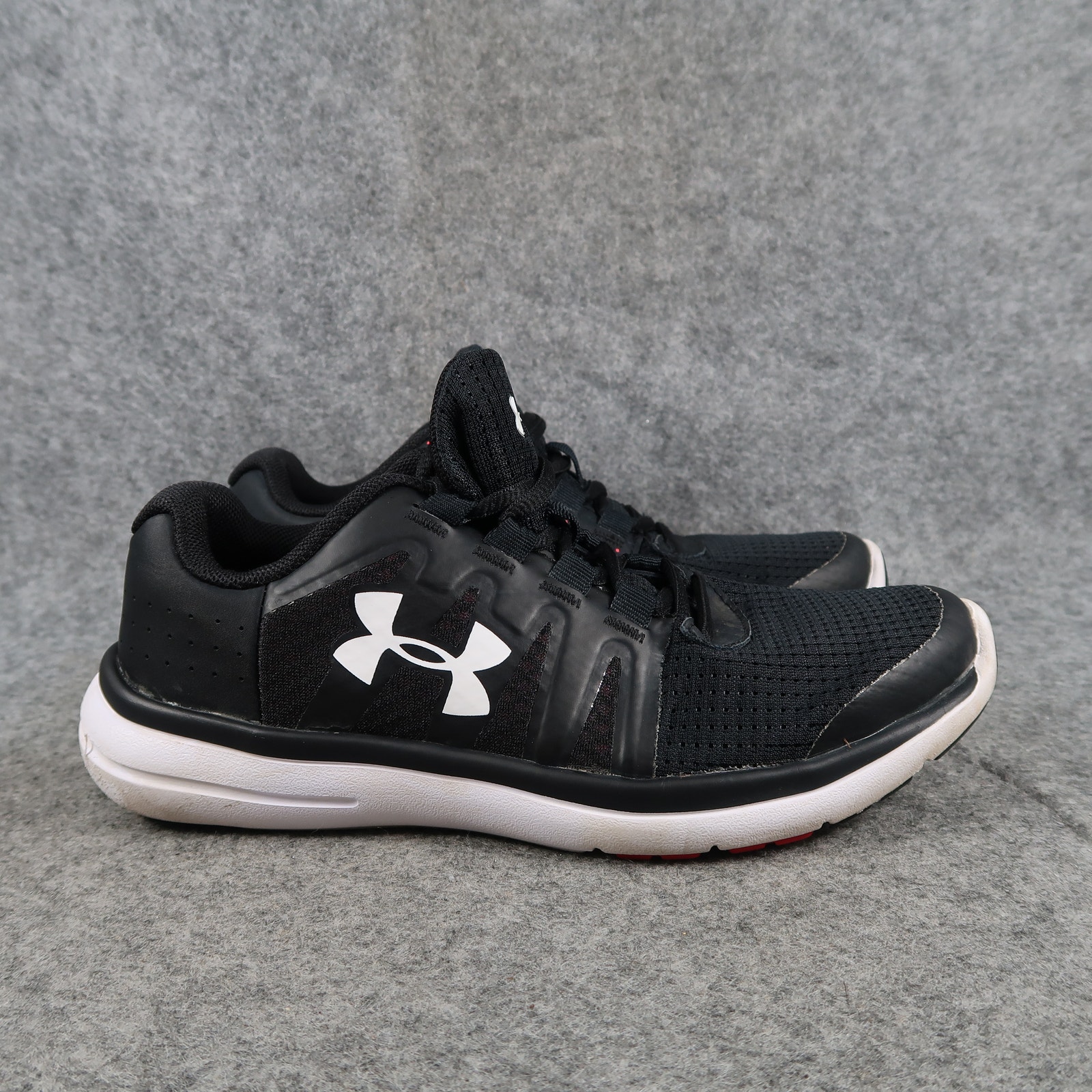Under Armour Shoes Kids 2y Athletic Trainers Micro G Running Sneaker Youth Black